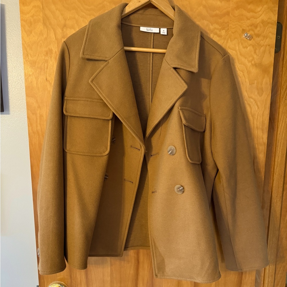 Cropped Pea Coat